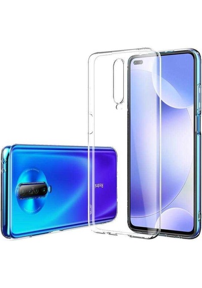 Ekılıf - Xiaomi Poco X2 Uyumlu Kılıf Şeffaf Soft Slim Fitt Süper Silikon Kapak - Şeffaf