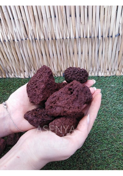 Lav Taşı 1 Kg 5-10 Cm Akvaryum Teraryum Taşı Filtre Taşı Pomza