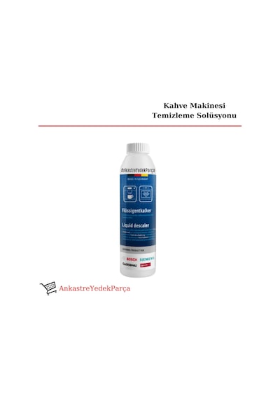 Nestle Kahve Makinesi İçin Temizlik Solüsyonu Kireç Çözücü