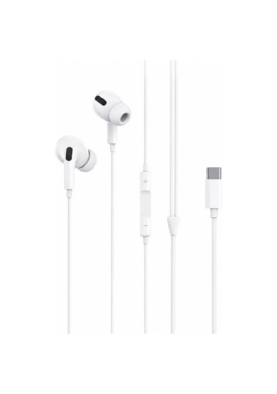Elephone E10 Pro İle Uyumlu Silikonlu Type C Titan Serisi Kablolu Kulaklık 1.2m Süper Bass Tk-01 003