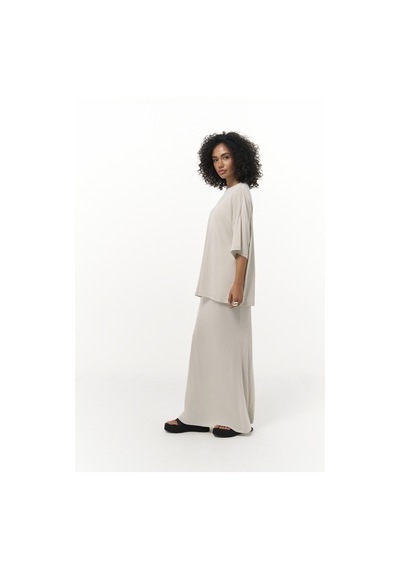 Mai Collection Mai Studios Co. Grazia Bej T-shirt Etek Takım Bej