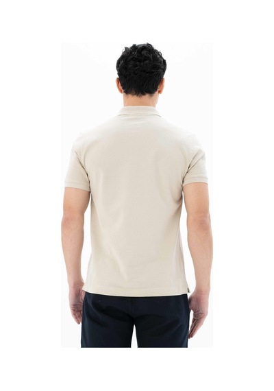 AR-MA Arma Erkek %95 Pamuk Polo Yaka Regular Fit T-shirt Y25374302501 Bej