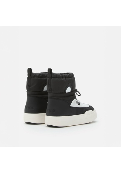 Na02 Black White Bot Kız Çocuk 80d3440100 Moon Boot Jr Park Tube Mid Animal Wp Panda Çok Renkli
