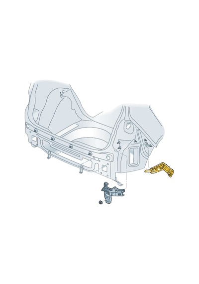 Vw Golf 7.5 2017-2020 Arka Tampon Sağ Bağlantı Braketi 5g6807394