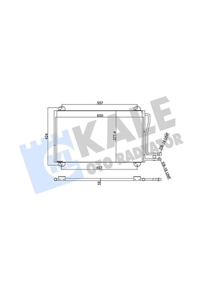 Kale 381100 Klima Radyatörü Mercedes Sprınter B901 B905 95 06 A9015000454