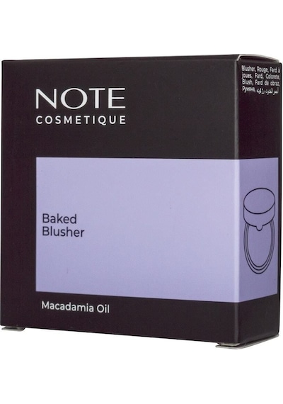 Note Cosmetique Baked Blusher Işıltılı Fırınlanmış Toz Allık - 03 Oriental Pink