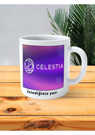 Celestia Baskılı Kupa Bardak Kişiye Özel Desen 3 Çok Renkli