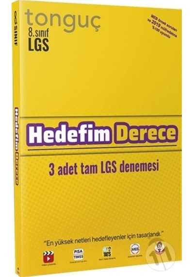 Tonguç Yayınları 8.Sınıf Hedefim Derece 3 Deneme