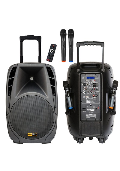 Hs1250 Şarjlı Ekolayzerli Taşınabilir Seyyar Ses Sistem 15" 1250w