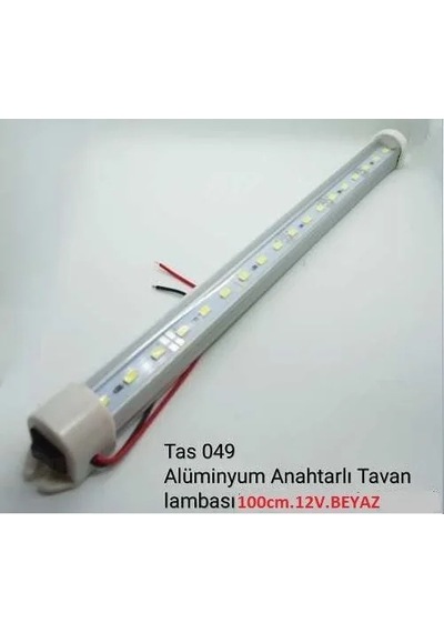 12 100cm Alemınyum Anahtarlı Tavan Lambası