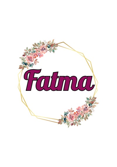Baskıbazar Fatma İsim Yazılı Türk Kahvesi Fincanı - Beyaz Tasarım Hediye Seti