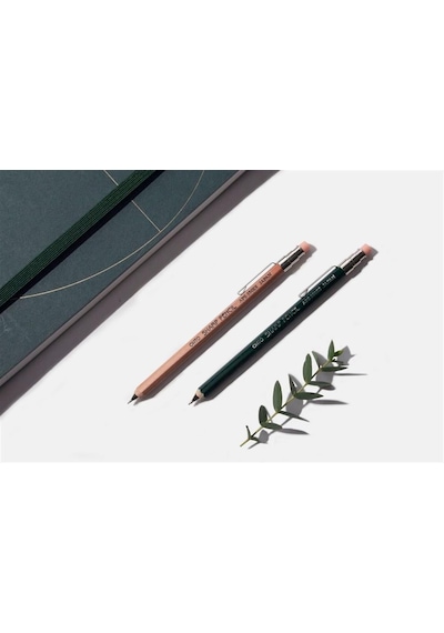 Ohto Wood Sharp Mini Mekanik Kurşun Kalem 0.5mm Natural Aps-350es Krem