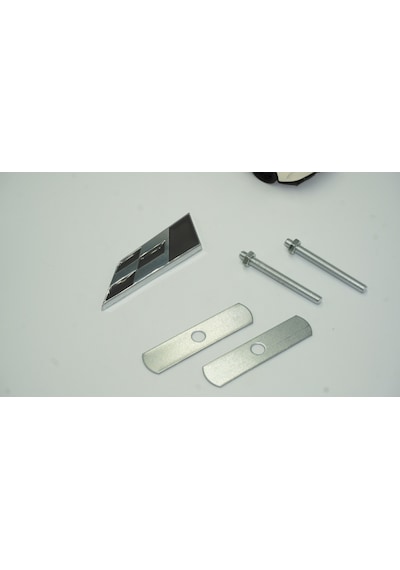 Dk Seat Cupra Leon İbiza Altea Gümüş Siyah Metal Ön Panjur 3d Log