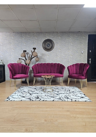Zafir Gold Kaplama Tel Ayak Papatya Çay Seti Koltuk Takımı , Balkon, Salon, Ofis, Cafe Koltuk Takımı Bordo Zafir Gold Kaplama Tel Ayak Papatya Çay Seti Koltuk Takımı , Balkon, Salon, Ofis, Cafe Koltuk Takımı Bordo