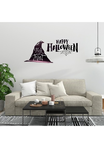 River World Duvarlar İçin Sticker Teması Happy Hallowen