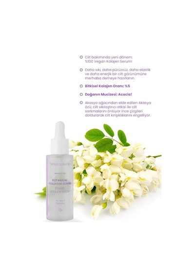 Bade Natural Bitkisel Kolajen Yüz Serumu Ve   30 ML