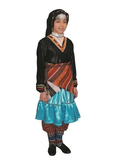 Kostümsarayı Karadeniz Kostümü Kız | Karadeniz Yöresi Kız Halk Oyunları Kıyafe