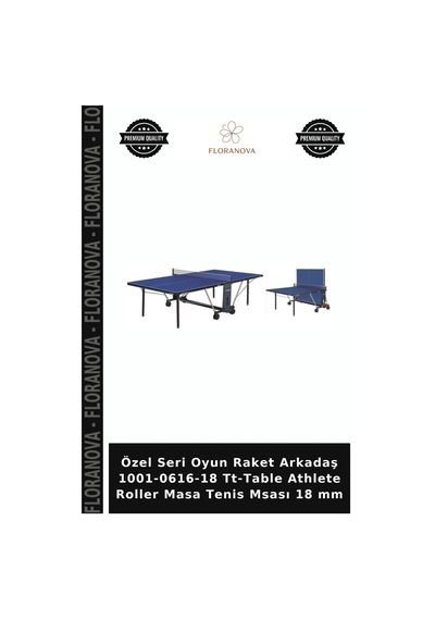 Özel Seri Oyun Raket Arkadaş 1001-0616-18 Tt-table Athlete Roller Masa Tenis Msası 18 Mm