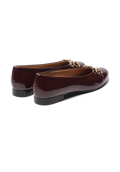 Patent Leather Bordeaux C233 Babet Kadın Diğer 69 32 V1 Chiara Bellini Patent Leather Weinkled Bordo
