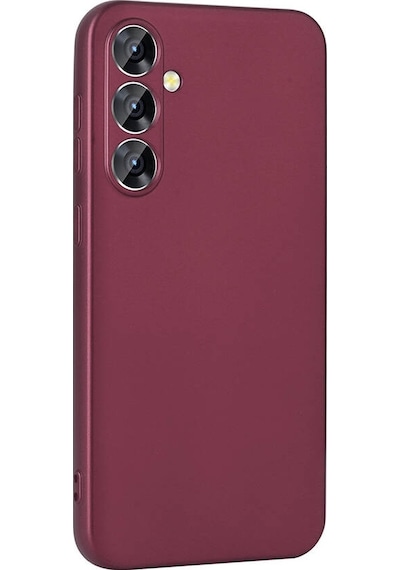 Kilifone - Galaxy A35 Uyumlu Kılıf Esnek Soft Premier Silikon Kapak - Mürdüm - T30973