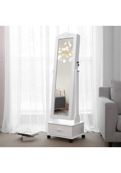 Songmıcs Tekerlekli Ve Led Aydınlatmalı Kilitlenebilir Mücevher Dolabı, Beyaz, Jbc61w Sku: Smg8690010174574 Açık Ceviz Songmıcs Tekerlekli Ve Led Aydınlatmalı Kilitlenebilir Mücevher Dolabı, Beyaz, Jbc61w Sku: Smg8690010174574 Açık Ceviz