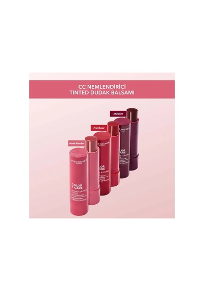 8 Saat Etkili Besleyici Doğal Renklendirici Vegan Dudak Balsamı 01-nude Pembe - 4.8 G