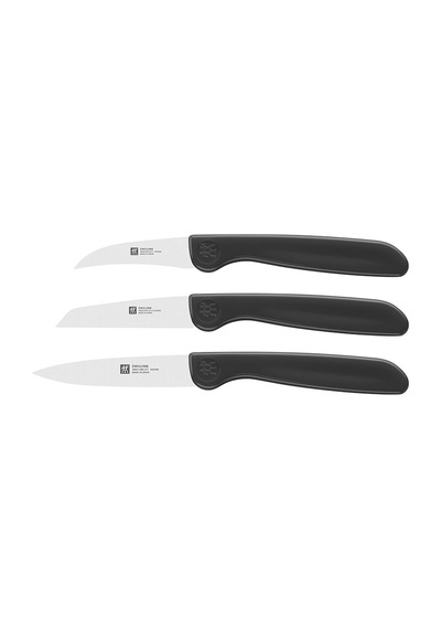 Zwilling 3 Parça Sebze Meyve Bıçağı Seti Siyah 391.03.0324 Zwilling Renkli