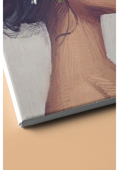 Webstyle Sayılarla Boyama Seti Kasnaklı Çiçek Taçlı Kadın 50 X 65 Cm