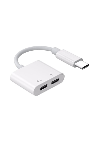 5067s Type C To Kulaklık Şarj Çevirici Çoklayıcı Adaptör Çoğaltıc