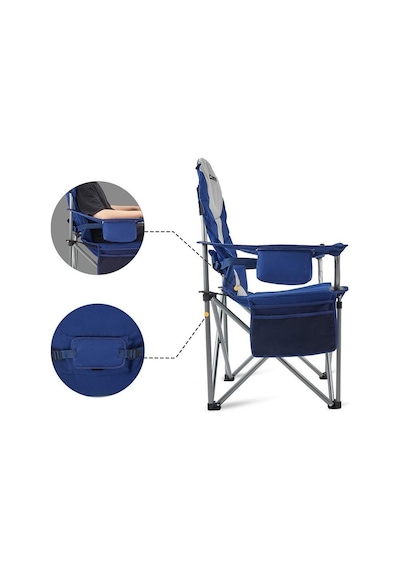 Kıngcamp Deluxe Sandalye Mavı/grı mk_16.0.KIN.0KC3888MGRI.000 Mavi