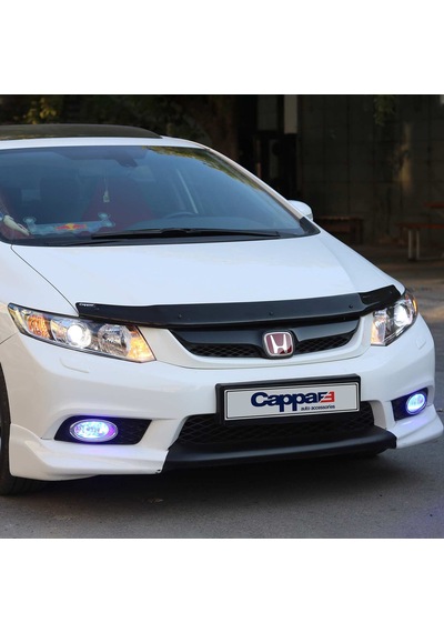 Cappafe Honda Civic 9 Ön Kaput Koruma Rüzgarlık 4Mm Abs 2012-1