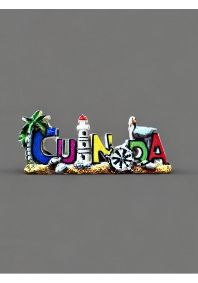 Cunda Temalı Kabartma Polyester Magnet Buzdolabı Süsü 10 Cm X 4 Cm Kod:1070