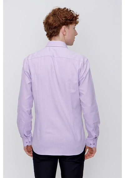 Morven Erkek Lila %100 Pamuk Oxford Slim Fit Dar Kesim Gömlek Lila Morven Erkek Lila %100 Pamuk Oxford Slim Fit Dar Kesim Gömlek Lila
