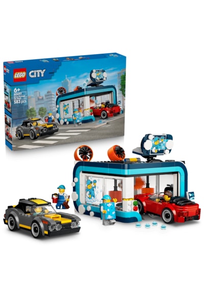 LEGO® City Otomatik Araç Yıkama 60497 - 6 Yaş ve Üzeri Çocuklar için 4 Minifigür İçeren Yaratıcı Oyuncak Yapım Seti (583 Parça)