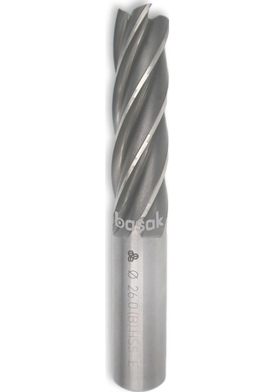 Mte 26 Mm Uzun Parmak Freze Hss-co5 Dın 844/b-n