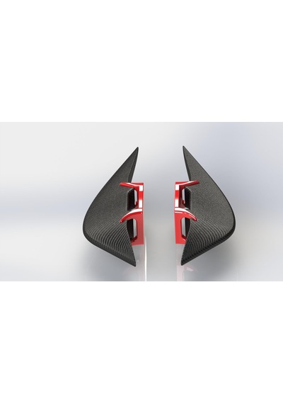 Naked Motorlar İçin Winglet Kanat Spoiler
