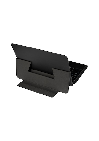 Galaxy Tab S8 Ultra Sm-x900 Uyumlu Zore Border Keyboard Bluetooh Bağlantılı Standlı Klavyeli Tablet Kılıfı-