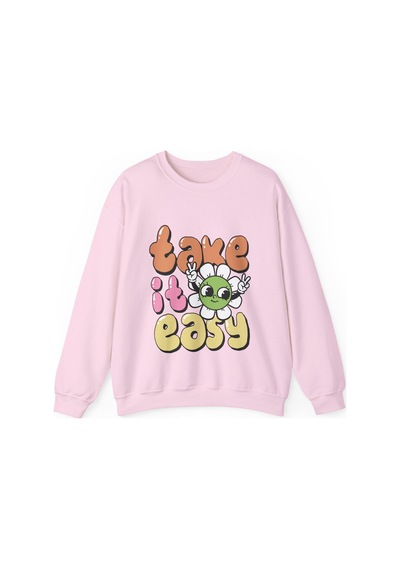 "rahat Ol" Motivasyonel Sözlü Unisex Kalın Kumaşlı Sweatshirt, Komik Hafta Sonu Sözü, Bisiklet Yaka, Rahat Unisex Kazak, Konforlu Günlük Mizahi Hediye