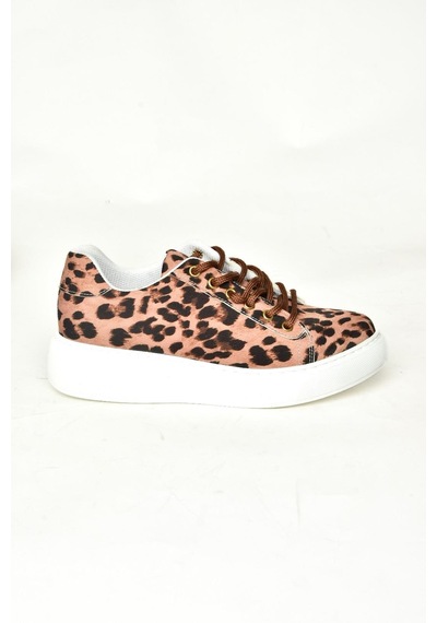 Fox Shoes P602045004 Taba Kumaş Kadın Spor Ayakkabı Sneakers Taba-kumaş Çok Renkli