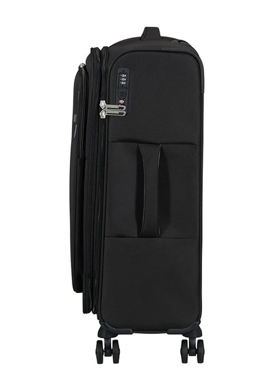 American Tourister Siyah Erkek Çekçekli Kumaş Valiz Cloudrıder-spınner M Exp Tsa