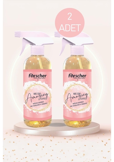 Forscher Make Today Amazing Glass Cam Temizleyici Parlatıcı Yağmur ve Çamur Kaydırıcı 2 x 473 ML
