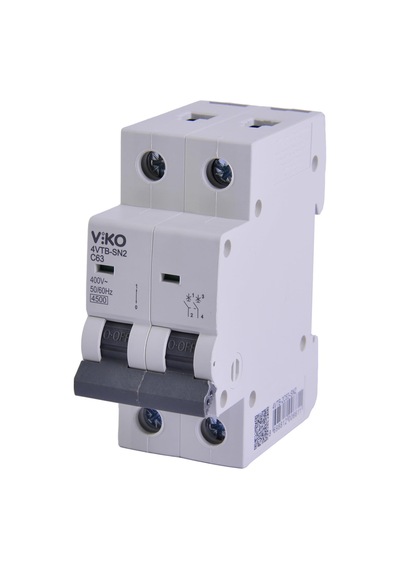 Viko 4vtb-2c63 Otomatik Sigorta 4,5ka C Tipi 2 Kutup 63a 10
