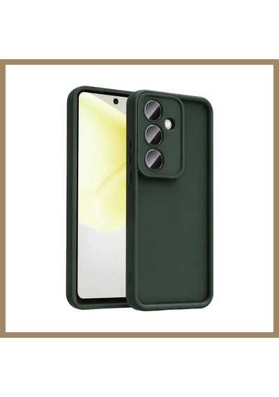 Bezos Samsung Galaxy A37 5g Uyumlu Viera Silikon - Koyu Yeşil 22