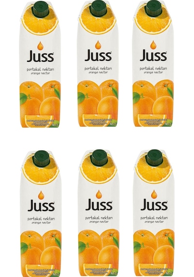 Juss Portakal Nektarı 1 Lt X 6 Adet
