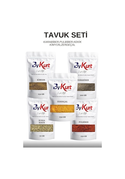 Bykurt Tavuk Tutkunu Baharat Seti