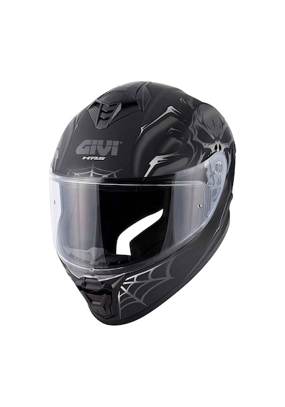 Givi 50.x Arachno Kapalı Kask Mat Siyah - Kırmızı