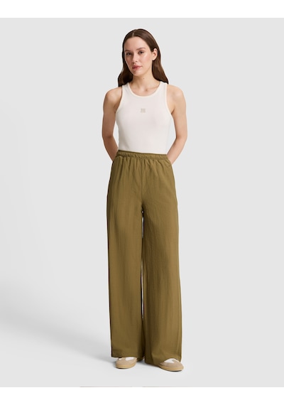 Pierre Cardin Kadın Haki Pantolon Kanvas-chino 50321265-vr027