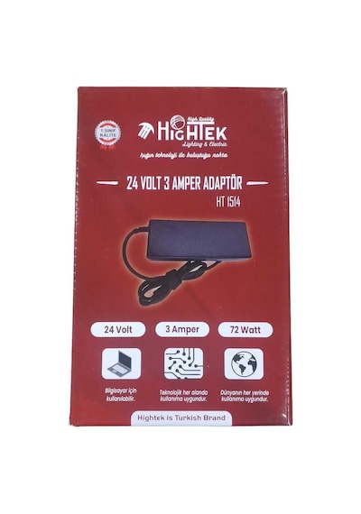 Ht 1514 220 Volt 24 Volt 3 Amper Profesyonel Seri Adaptör