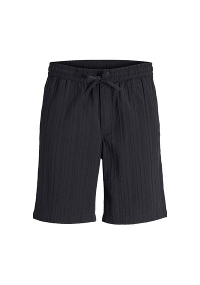 Jack & Jones Jpstjaıden Tyson Erkek Jogger Şort Rahat Kesim Günlük Yazlık Şort Siyah