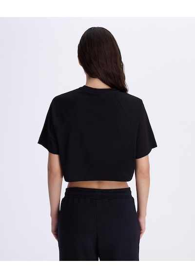 Kappa Authentic Alena T-shirt Kadın Siyah Oversize Tişört